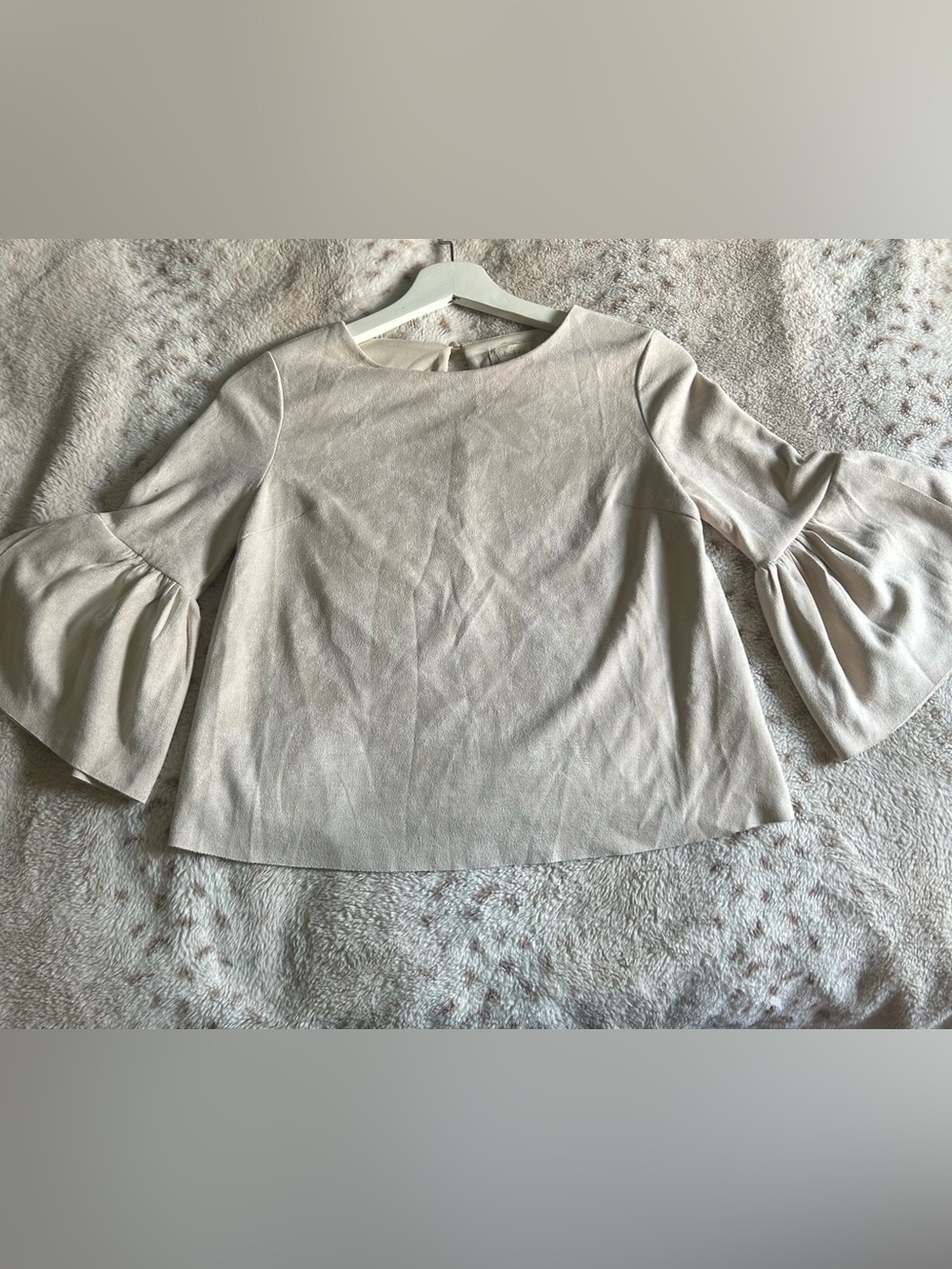 Altard State Simply Suede Bell Sleeve Top